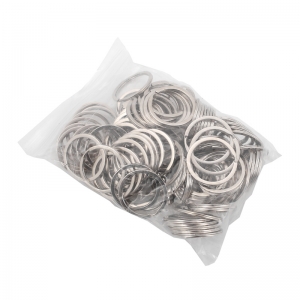 Kółko do kluczy płaskie mocne 20 x1.3mm nikl 100sz