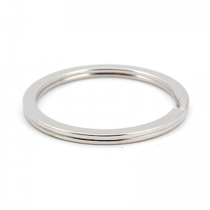 Kółko do kluczy płaskie mocne 20 x1.3mm nikl 100sz